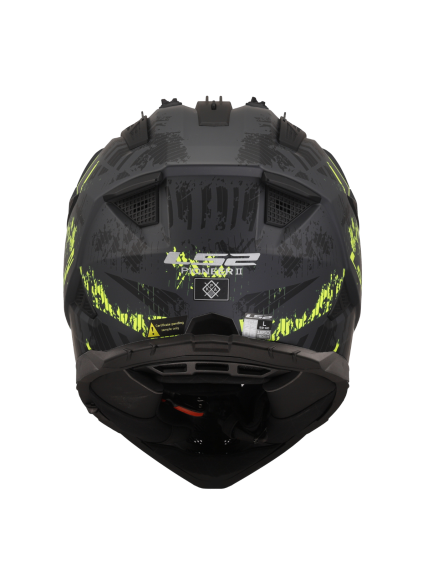 LS2 MX702 PIONEER II CRAZY M.BLACK H-V YELL.-06 1 LS2 MX702 PIONEER II CRAZY M.BLACK H-V YELL.-06 1