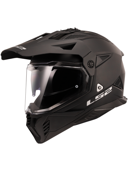 LS2 MX702 PIONEER II MATT BLACK-06