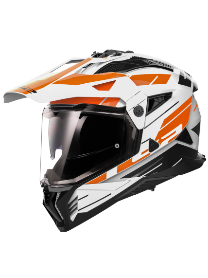 LS2 MX702 PIONEER II NAMIB WHITE ORANGE-06 LS2 MX702 PIONEER II NAMIB WHITE ORANGE-06