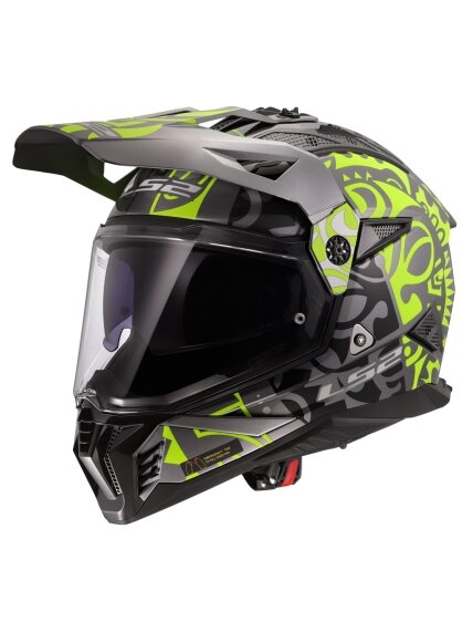 LS2 MX702 PIONEER II RANGI H-VIS YELLOW-06 LS2 MX702 PIONEER II RANGI H-VIS YELLOW-06