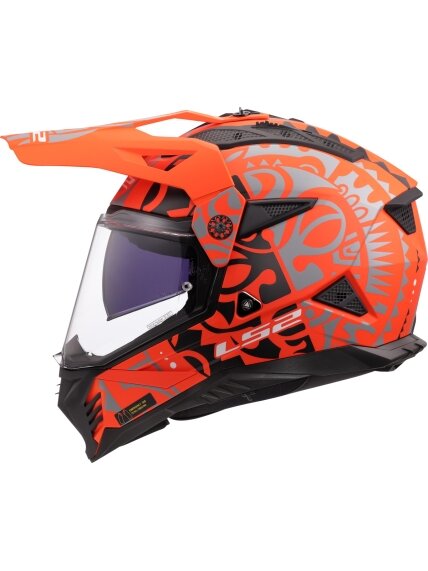 LS2 MX702 PIONEER II RANGI ORANGE-06 3