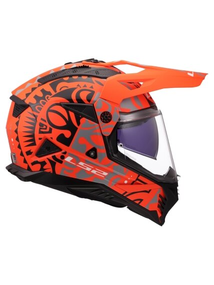LS2 MX702 PIONEER II RANGI ORANGE-06 7 LS2 MX702 PIONEER II RANGI ORANGE-06 7