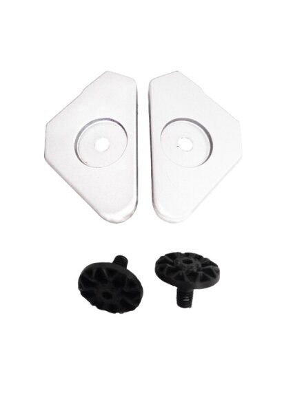 LS2 MX702 PLATE RATCHET SOLID WHITE+SCREWS LS2 MX702 PLATE RATCHET SOLID WHITE+SCREWS