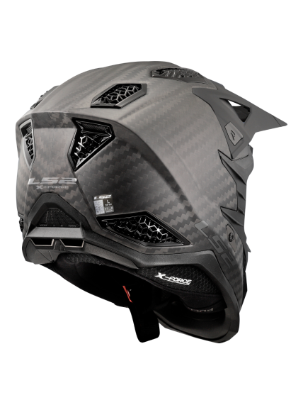 LS2 MX703 C X-FORCE MATT CARBON-06 8 LS2 MX703 C X-FORCE MATT CARBON-06 8