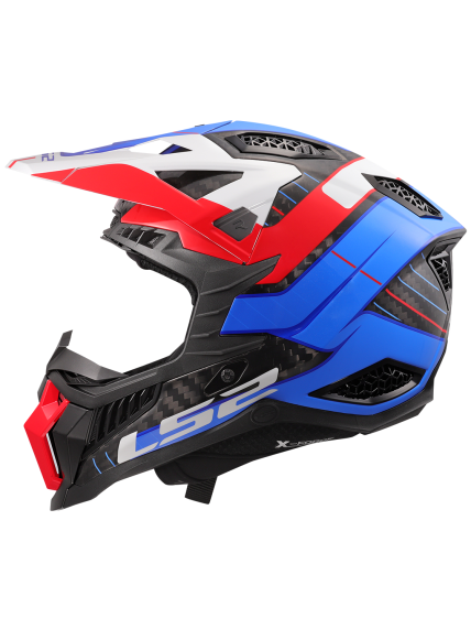 LS2 MX703 X-FORCE GALUO WHITE RED BLUE-06 1 LS2 MX703 X-FORCE GALUO WHITE RED BLUE-06 1