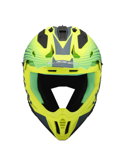 LS2 MX708 FAST II DUCK M.H-V GREEN H-V YELL.-06 8 LS2 MX708 FAST II DUCK M.H-V GREEN H-V YELL.-06 8