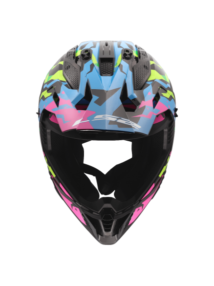 LS2 MX708 FAST II GROTESK BLUE PINK GREEN-06 3