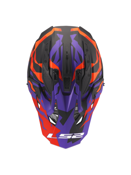 LS2 MX708 FAST II GROTESK PURPLE ORANGE-06 6