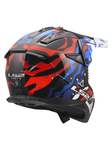 LS2 MX708 FAST II GROTESK WHITE BLUE RED-06 3