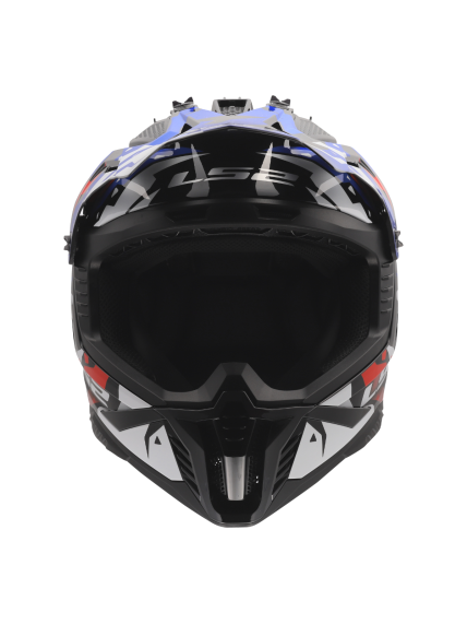 LS2 MX708 FAST II GROTESK WHITE BLUE RED-06 7