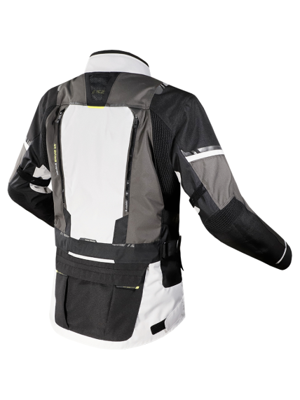 LS2 NORWAY MAN JACKET BLACK GREY YELLOW 1