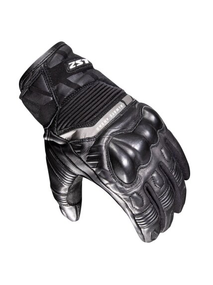 LS2 OCTANE WP LEATHER MAN GLOVES BLACK