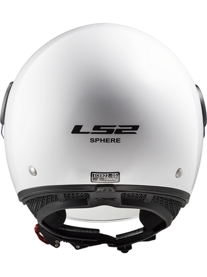 LS2 OF558 SPHERE II SOLID GLOSS WHITE-06 2 LS2 OF558 SPHERE II SOLID GLOSS WHITE-06 2