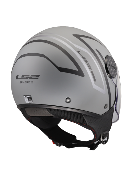 LS2 OF558 SPHERE LUX II MINIM BLACK GREY-06 4 LS2 OF558 SPHERE LUX II MINIM BLACK GREY-06 4