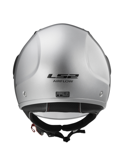 LS2 OF562 AIRFLOW GLOSS SILVER LONG 3 LS2 OF562 AIRFLOW GLOSS SILVER LONG 3