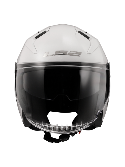 LS2 OF603 INFINITY II SOLID GLOSS WHITE-06 3 LS2 OF603 INFINITY II SOLID GLOSS WHITE-06 3