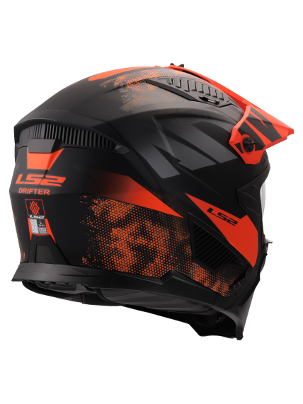 LS2 OF606 DRIFTER GAS GREY ORANGE-06 2
