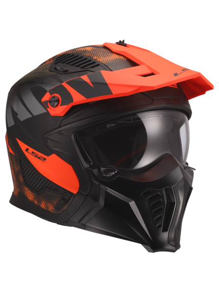 LS2 OF606 DRIFTER GAS GREY ORANGE-06 5 LS2 OF606 DRIFTER GAS GREY ORANGE-06 5