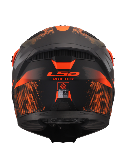 LS2 OF606 DRIFTER GAS GREY ORANGE-06 13