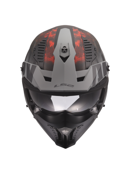 LS2 OF606 DRIFTER GAS GREY RED-06 12 LS2 OF606 DRIFTER GAS GREY RED-06 12