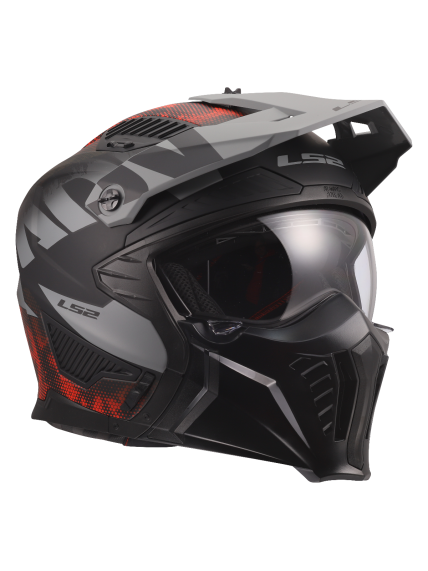 LS2 OF606 DRIFTER GAS GREY RED-06 6