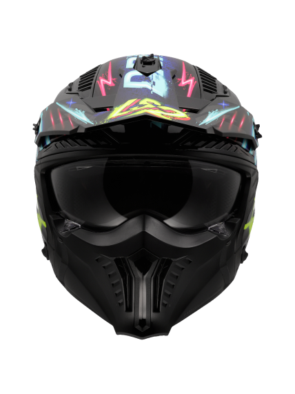LS2 OF606 DRIFTER RAYZ BLACK BLUE-06 10