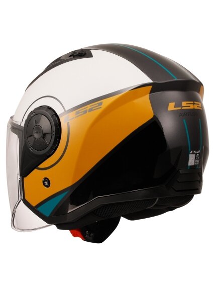 LS2 OF616 AIRFLOW II COVER WHITE BROWN-06 2 LS2 OF616 AIRFLOW II COVER WHITE BROWN-06 2