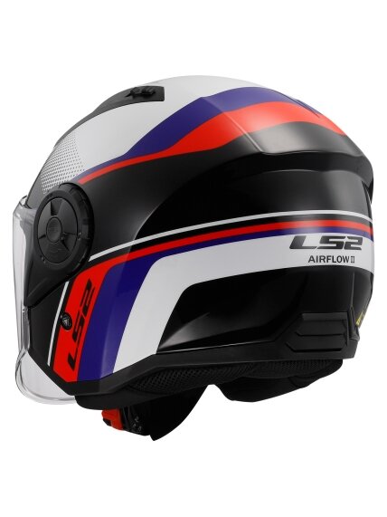 LS2 OF616 AIRFLOW II RUSH WHITE BLUE RED-06 2 LS2 OF616 AIRFLOW II RUSH WHITE BLUE RED-06 2