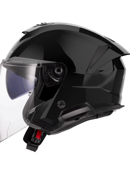 LS2 OF618 VERSO II SOLID GLOSS BLACK LS2 OF618 VERSO II SOLID GLOSS BLACK