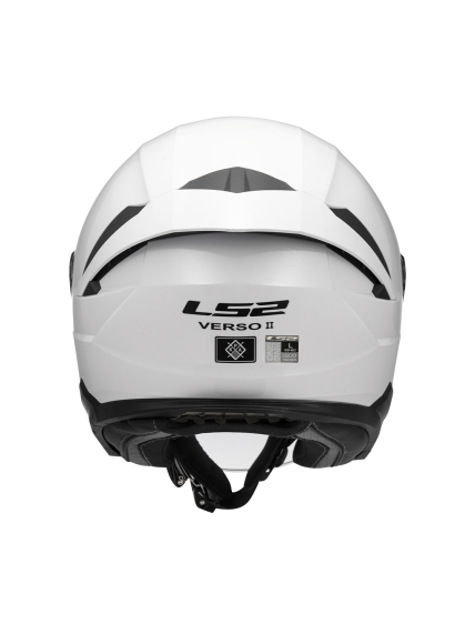 LS2 OF618 VERSO II SOLID WHITE 2