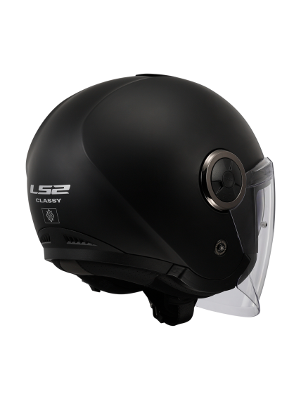 LS2 OF620 CLASSY SOLID MATT BLACK-06 4