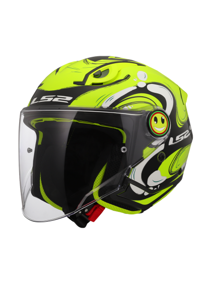 LS2 OF622 FUNNY II GLUP H-VIS YELLOW 2 LS2 OF622 FUNNY II GLUP H-VIS YELLOW 2
