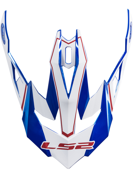LS2 PEAK MX470 POWER CHROME BLUE LS2 PEAK MX470 POWER CHROME BLUE
