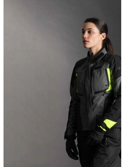 LS2 PHASE LADY JACKET GREY BLACK YELLOW 2 LS2 PHASE LADY JACKET GREY BLACK YELLOW 2