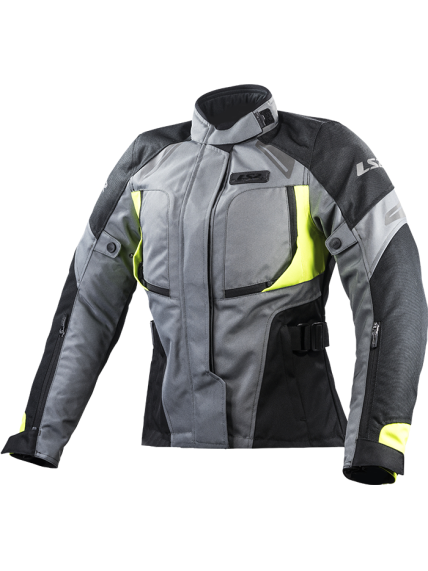 LS2 PHASE LADY JACKET GREY BLACK YELLOW LS2 PHASE LADY JACKET GREY BLACK YELLOW