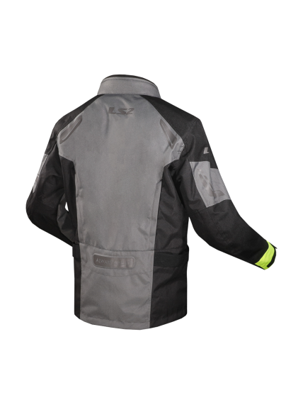 LS2 PHASE MAN JACKET GREY BLACK YELLOW 1