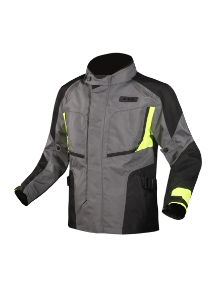 LS2 PHASE MAN JACKET GREY BLACK YELLOW