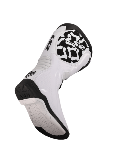 LS2 RAPTOR MAN BOOTS BLACK WHITE 4