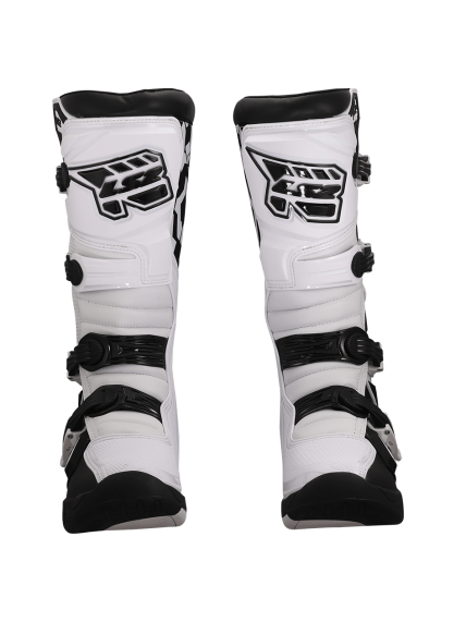 LS2 RAPTOR MAN BOOTS BLACK WHITE 6