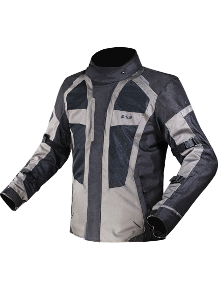 LS2 SCOUT MAN JACKET BLACK DARK GREY