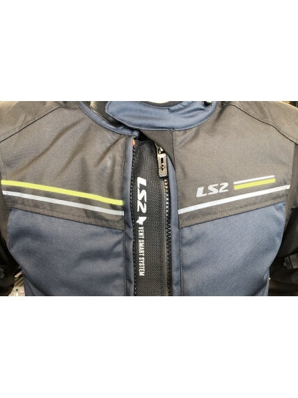 LS2 SHADOW MAN JACKET BLUE BLACK H-V YELLOW 4