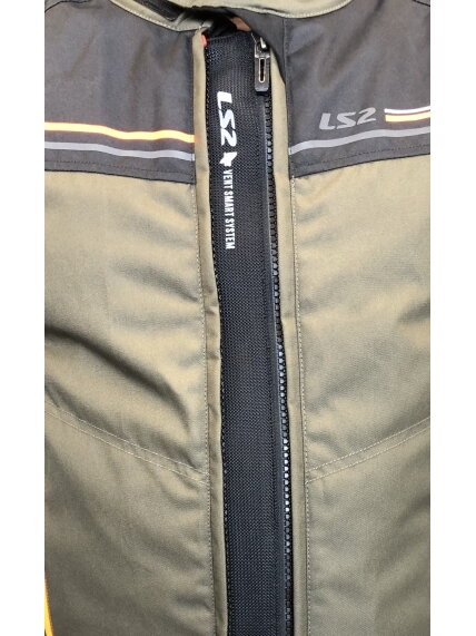 LS2 SHADOW MAN JACKET KHAKI BLACK H-V ORANGE 3 LS2 SHADOW MAN JACKET KHAKI BLACK H-V ORANGE 3