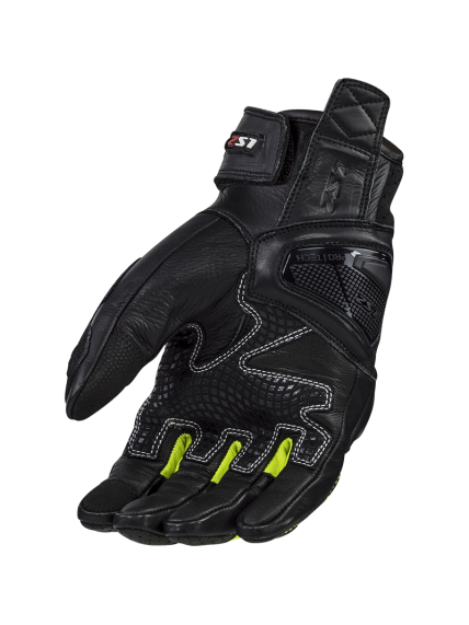 LS2 SPARK 2 LEATHER MAN GLOVES BLACK H-V 1 LS2 SPARK 2 LEATHER MAN GLOVES BLACK H-V 1