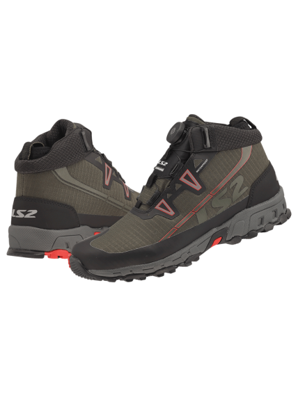 LS2 TREKKER MAN BOOTS WP GREEN 2