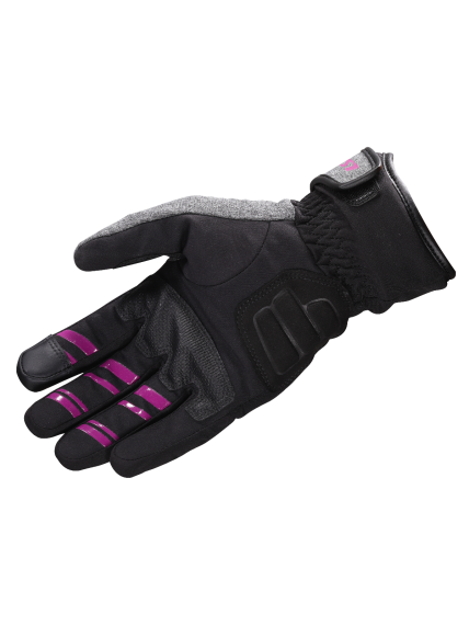 LS2 URBS II LADY GLOVES BLACK PURPLE 1 LS2 URBS II LADY GLOVES BLACK PURPLE 1