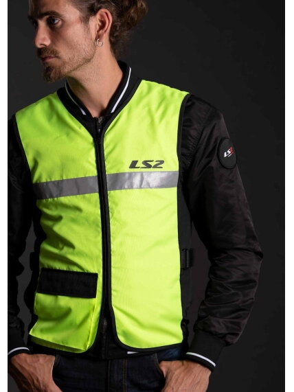 LS2 VEST HI-VIS YELLOW 2 LS2 VEST HI-VIS YELLOW 2