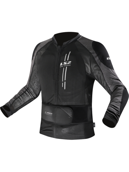 LS2 X-ARMOR MAN JACKET BLACK SILVER LS2 X-ARMOR MAN JACKET BLACK SILVER