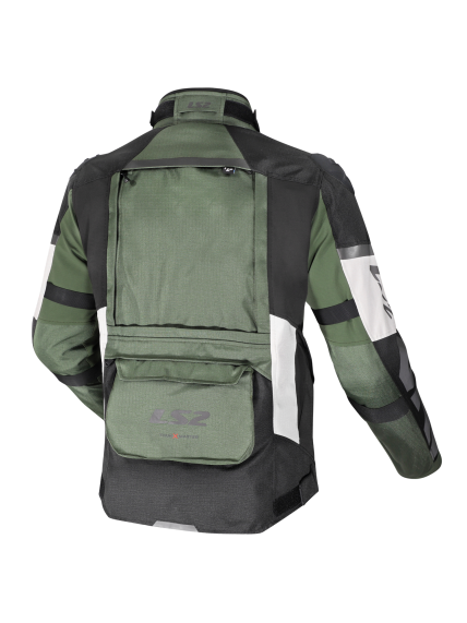 LS2 X-MASTER MAN JACKET BLACK GREEN GREY 1 LS2 X-MASTER MAN JACKET BLACK GREEN GREY 1