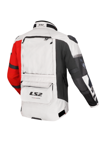 LS2 X-MASTER MAN JACKET BLACK GREY RED 1