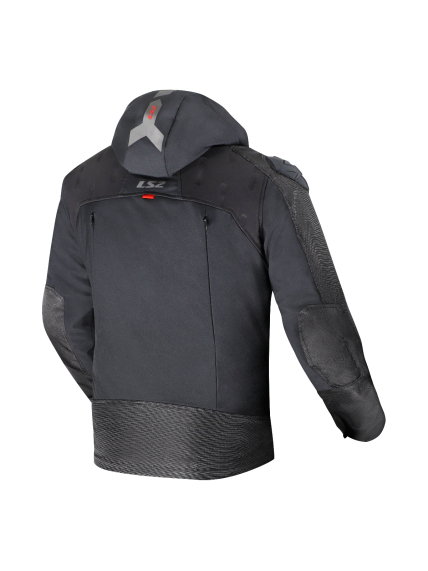 LS2 ZIRCONIUM EVO MAN JACKET BLACK RED 1
